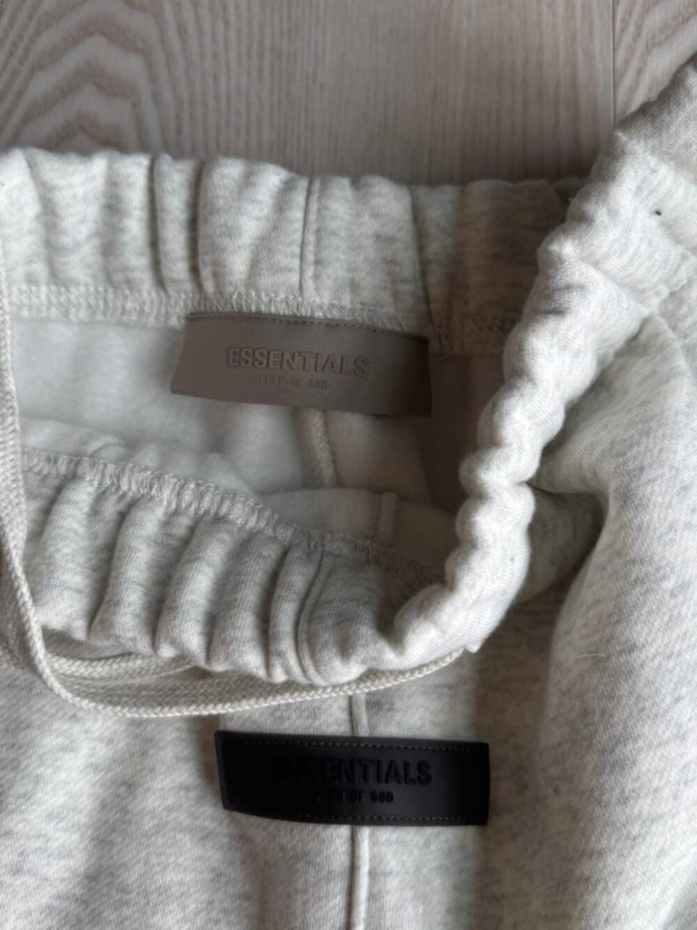 Fear Of God Essentials Light Oatmeal SS22 Cuffed Sweatpants - Picture 5 of 6
